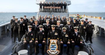 Navy commissions first Arafura-class offshore patrol vessel into service