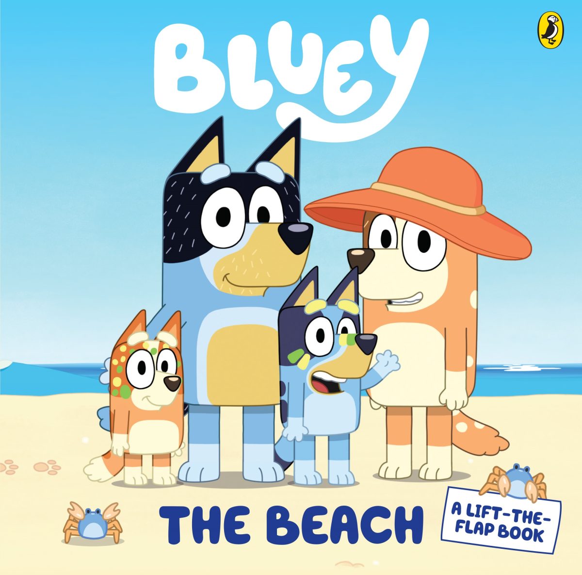 Bluey: The Beach is a delightful, lift-the-flap board book for kids of all ages.