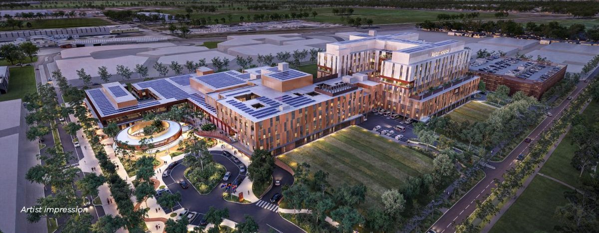 An artist's impression of a hospital project