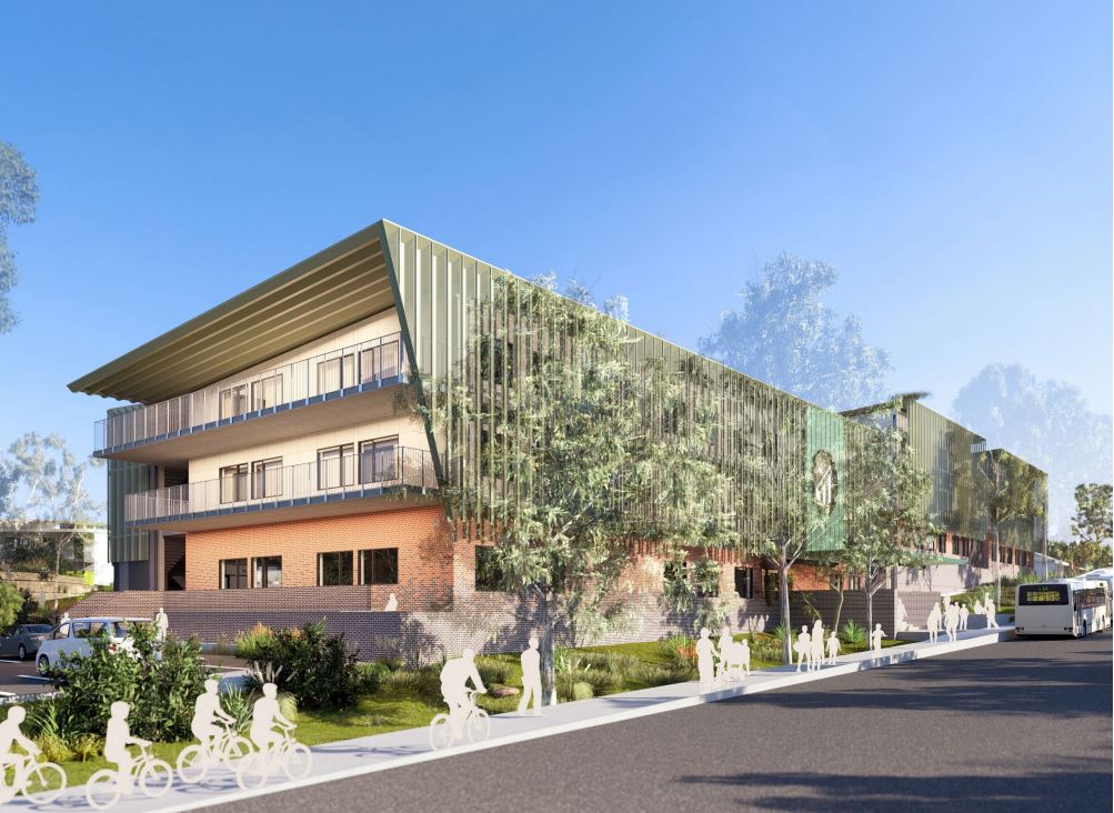 artist's impression of a school building