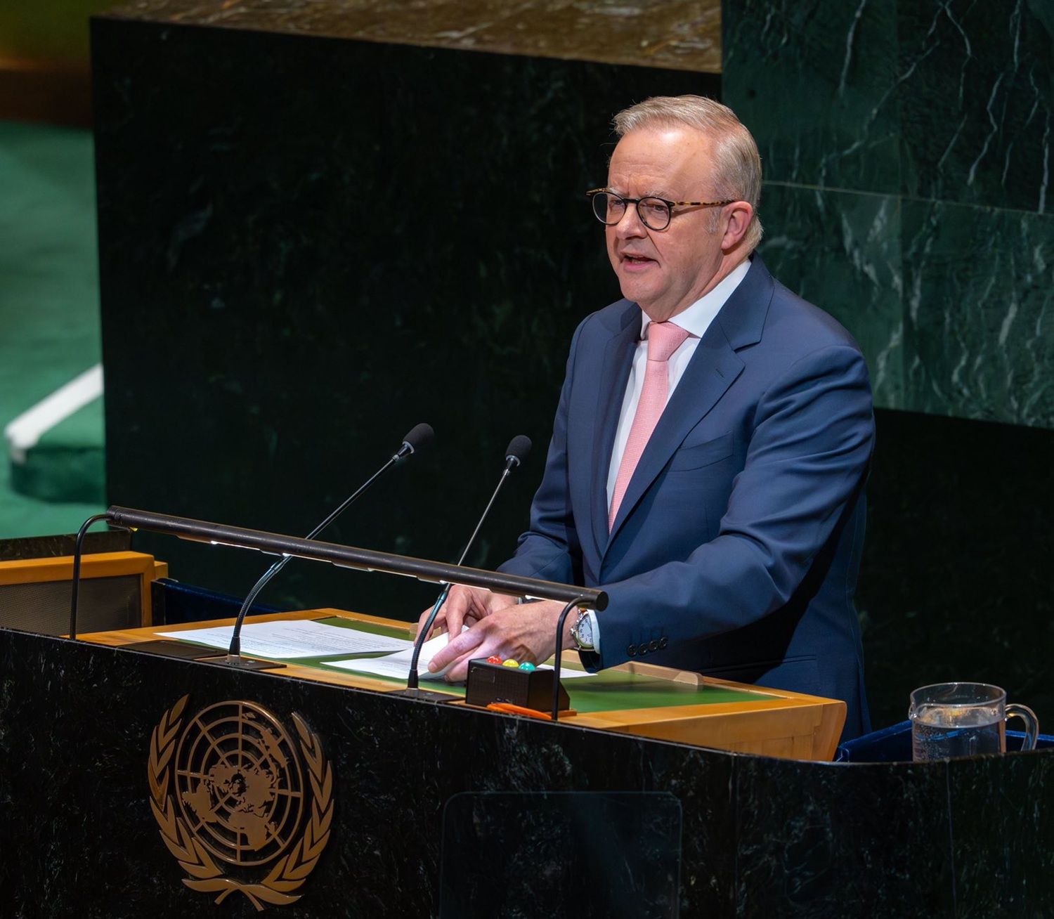 Anthony Albanese at the UN