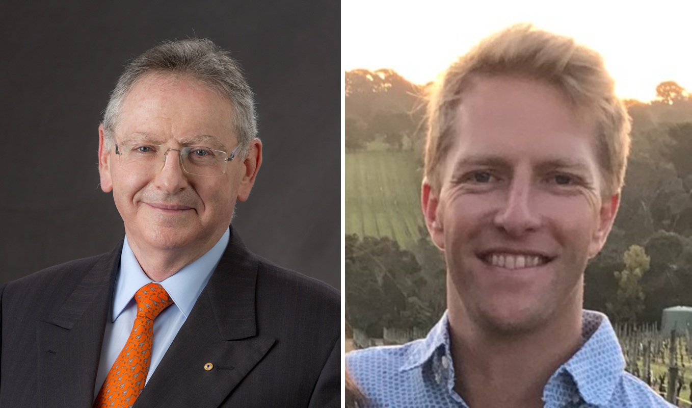 Combined image of two men's headshots