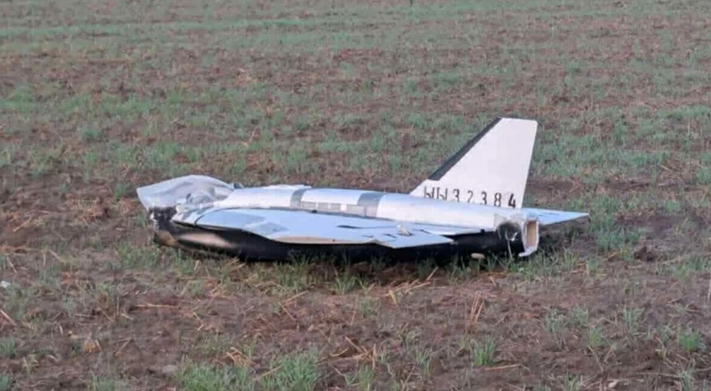 a crashed drone