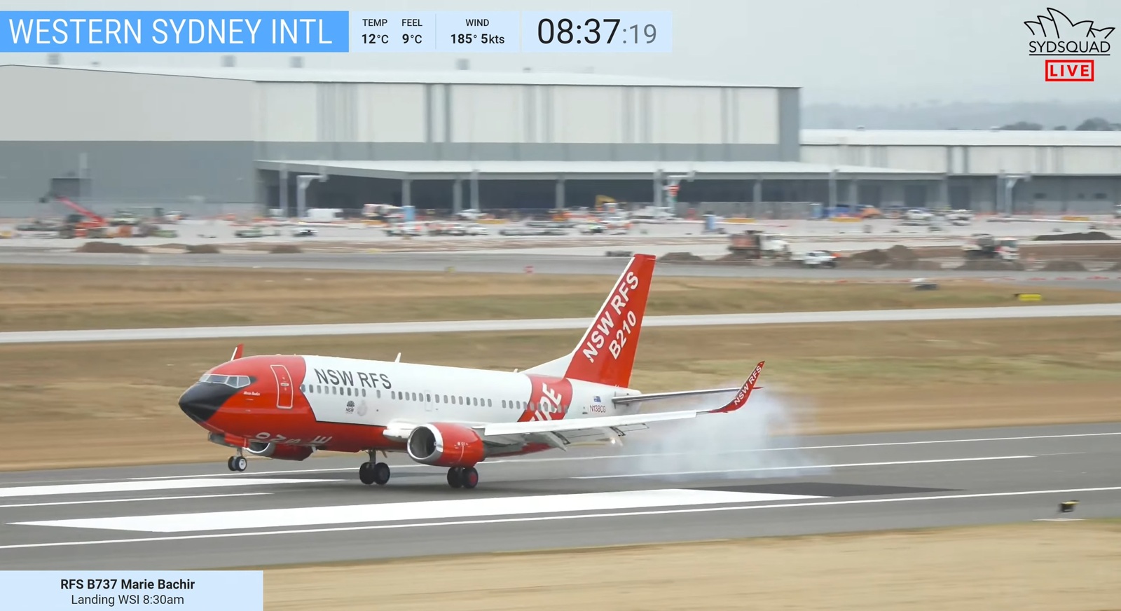 plane landing