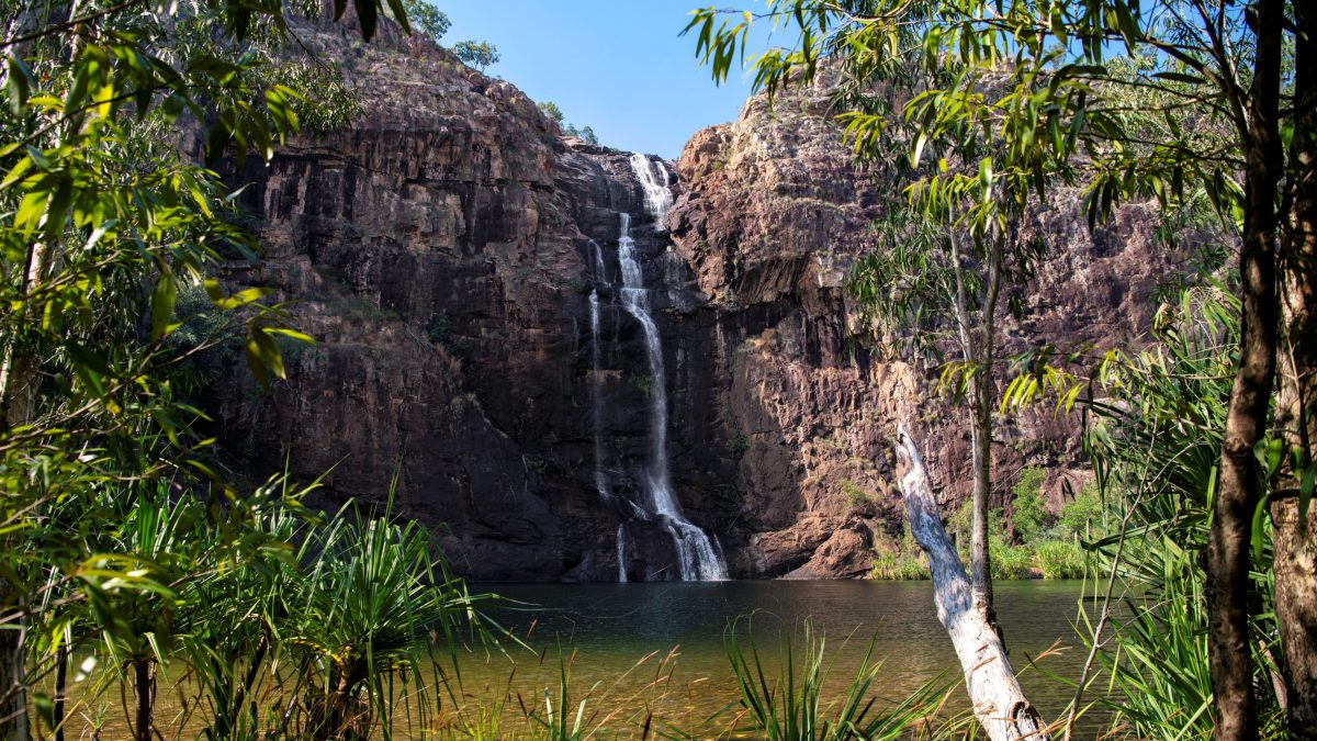 waterfall in a national park