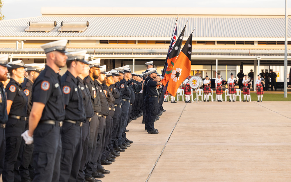 police graduation ceremony