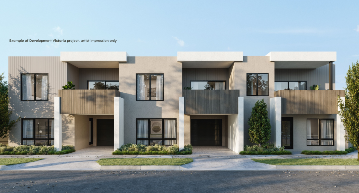 artist's impression of a housing project