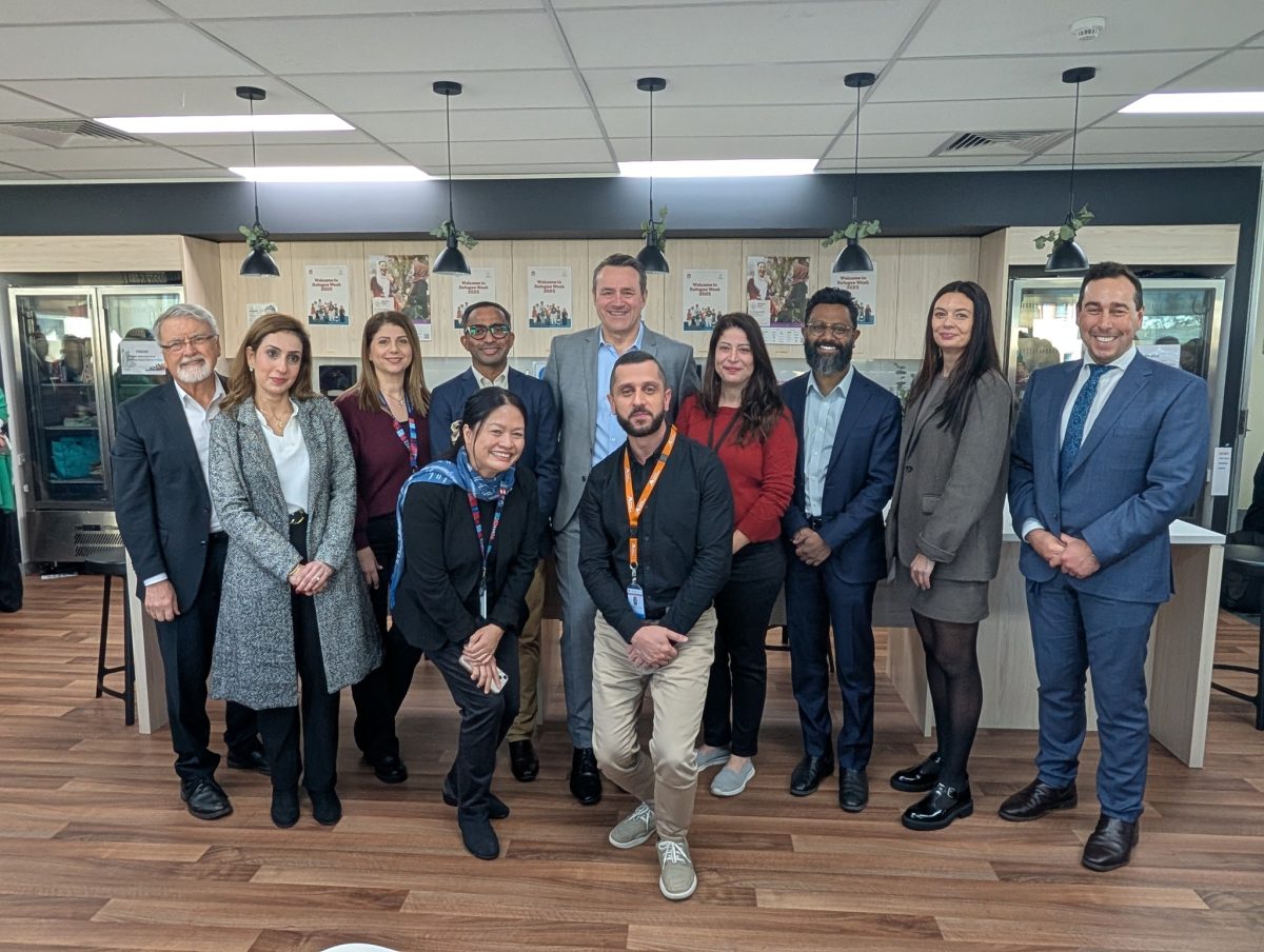 group of people standing