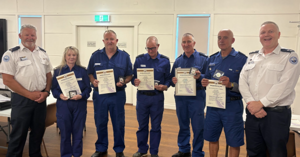 Courageous volunteers recognised for river rescue