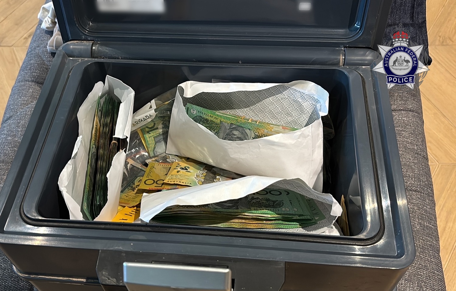 Operation Panton Hill seized cash