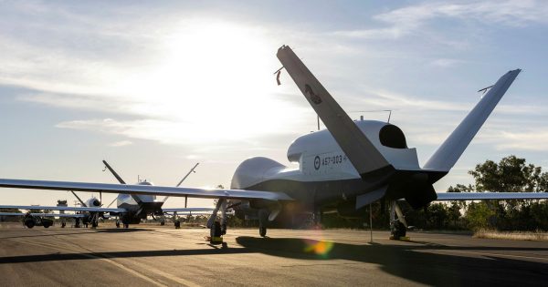 New Triton uncrewed reconnaissance aircraft base facilities opened at RAAF Tindal