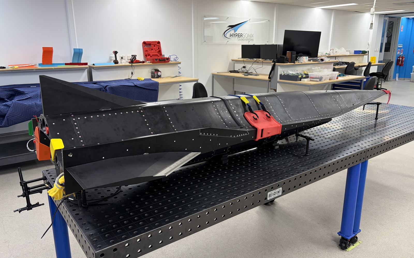 hypersonic aircraft under construction