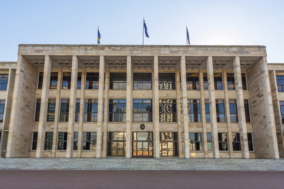 Parliament building exterior