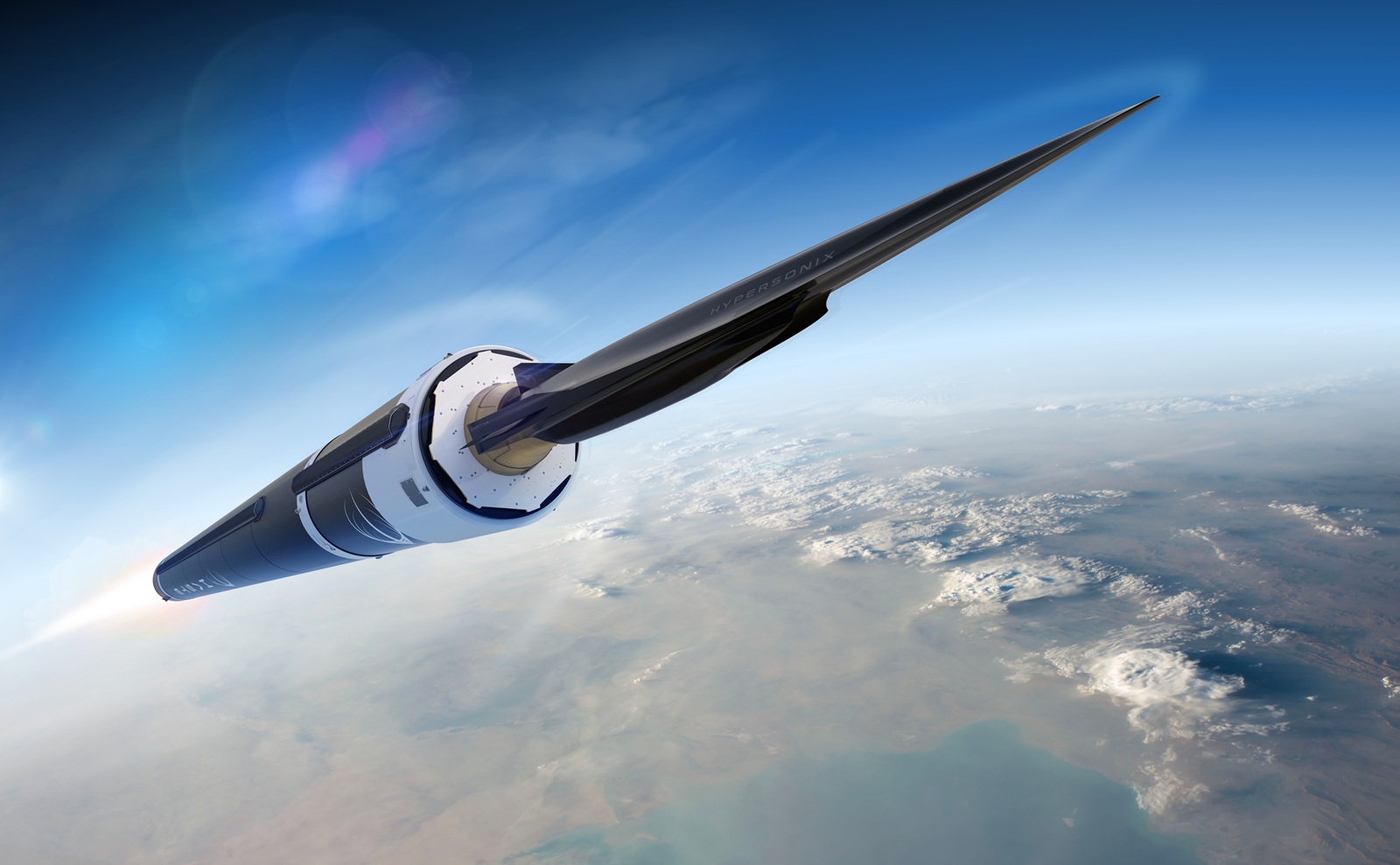 concept art of a hypersonic aircraft
