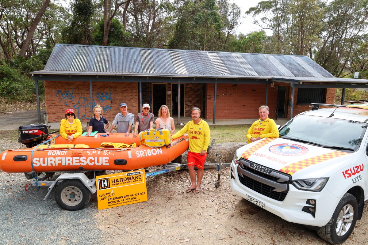 Eurobodalla Council, Batemans Bay Surf Life Saving Club and the Durras Community Association put their heads together to transform a dormant community building into a rescue services storage facility.