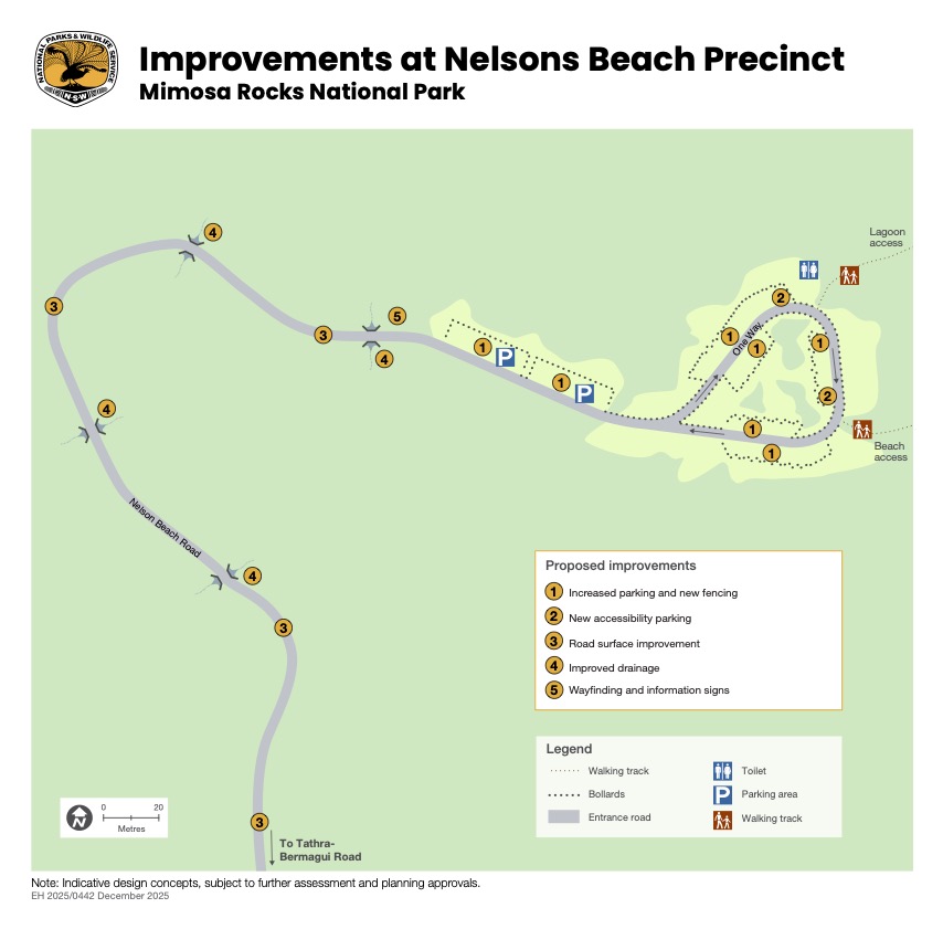 A map showing where the works are set to take place