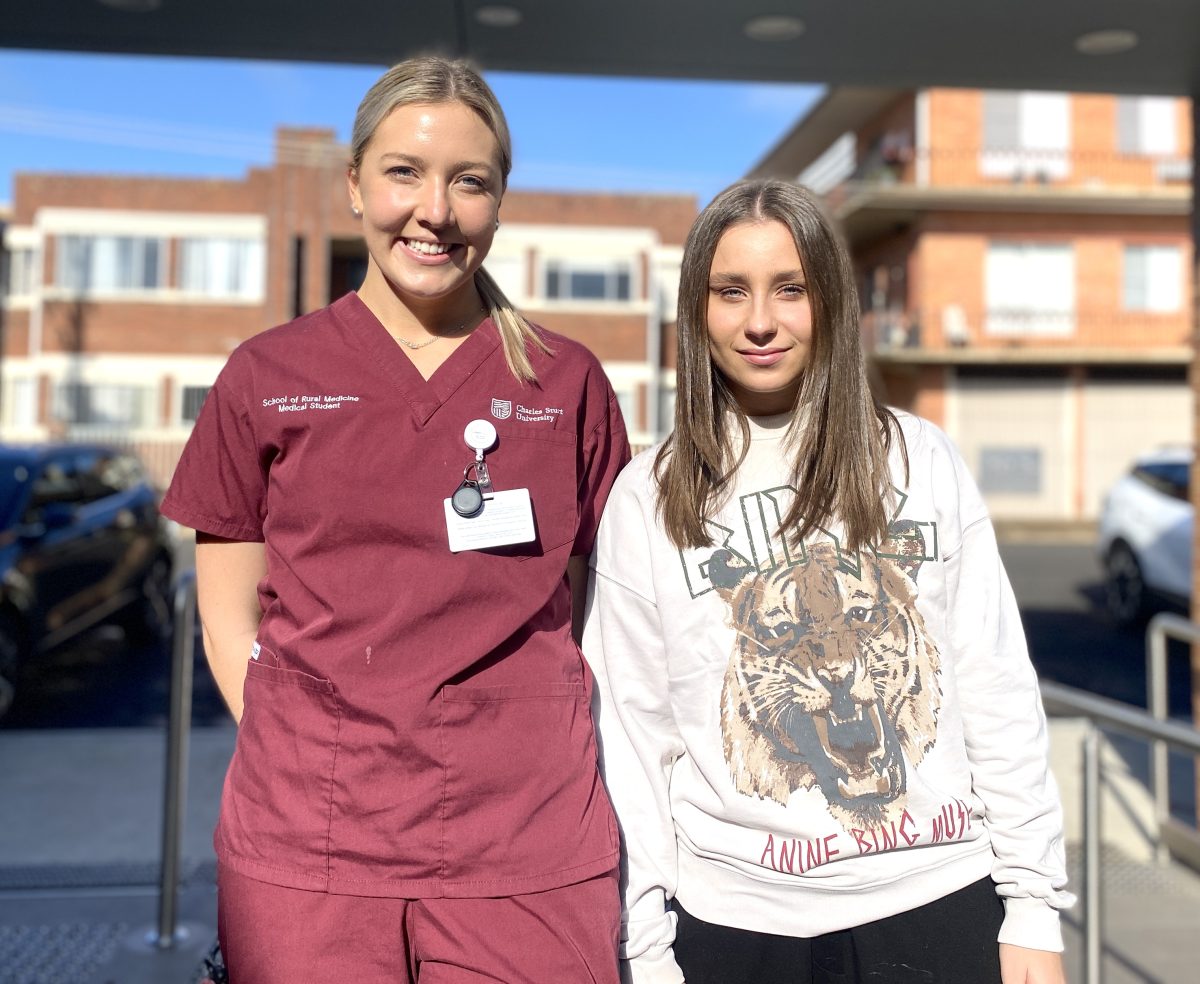 Two medical students