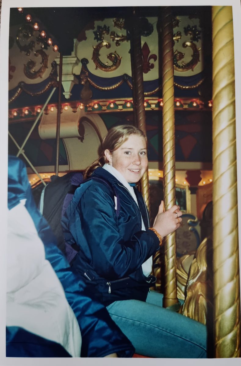 Niamh on merry-go-round 